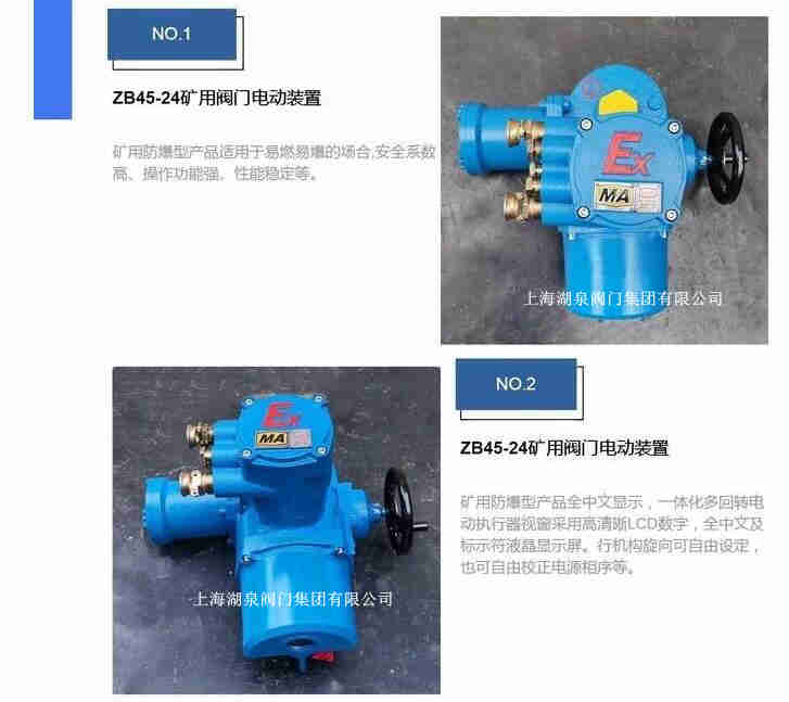 防爆型閥門電動裝置說明書，技術條件